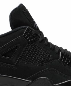 Alternative view of Air Jordan 4 Retro 'Black Cat' 2020 CU1110-010