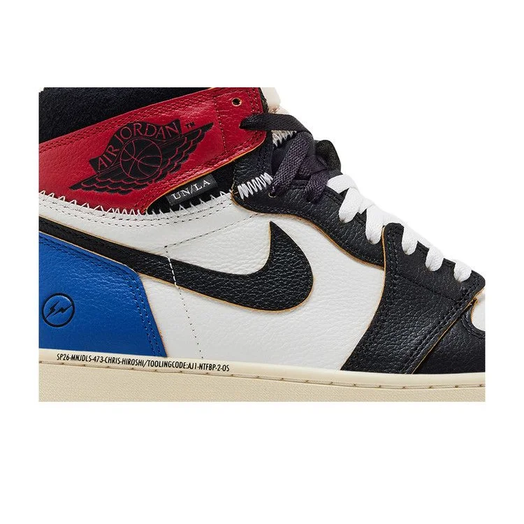 Fragment Design x Union LA x Air Jordan 1 Retro High OG 'Varsity Red' IO7847-002 - Image 2
