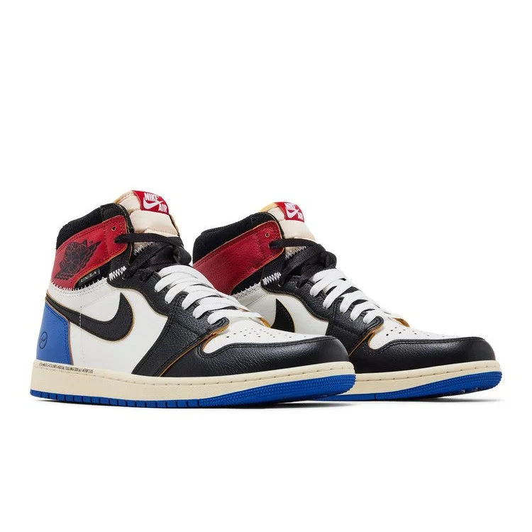 Fragment Design x Union LA x Air Jordan 1 Retro High OG 'Varsity Red' IO7847-002 - Image 8
